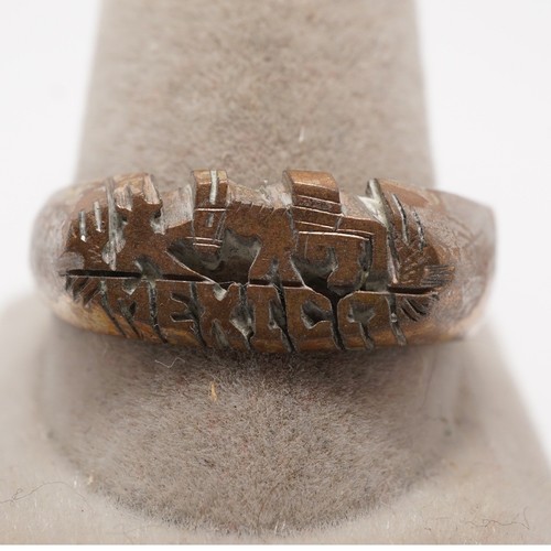 Vintage mexico souvenir ring - souvenir,